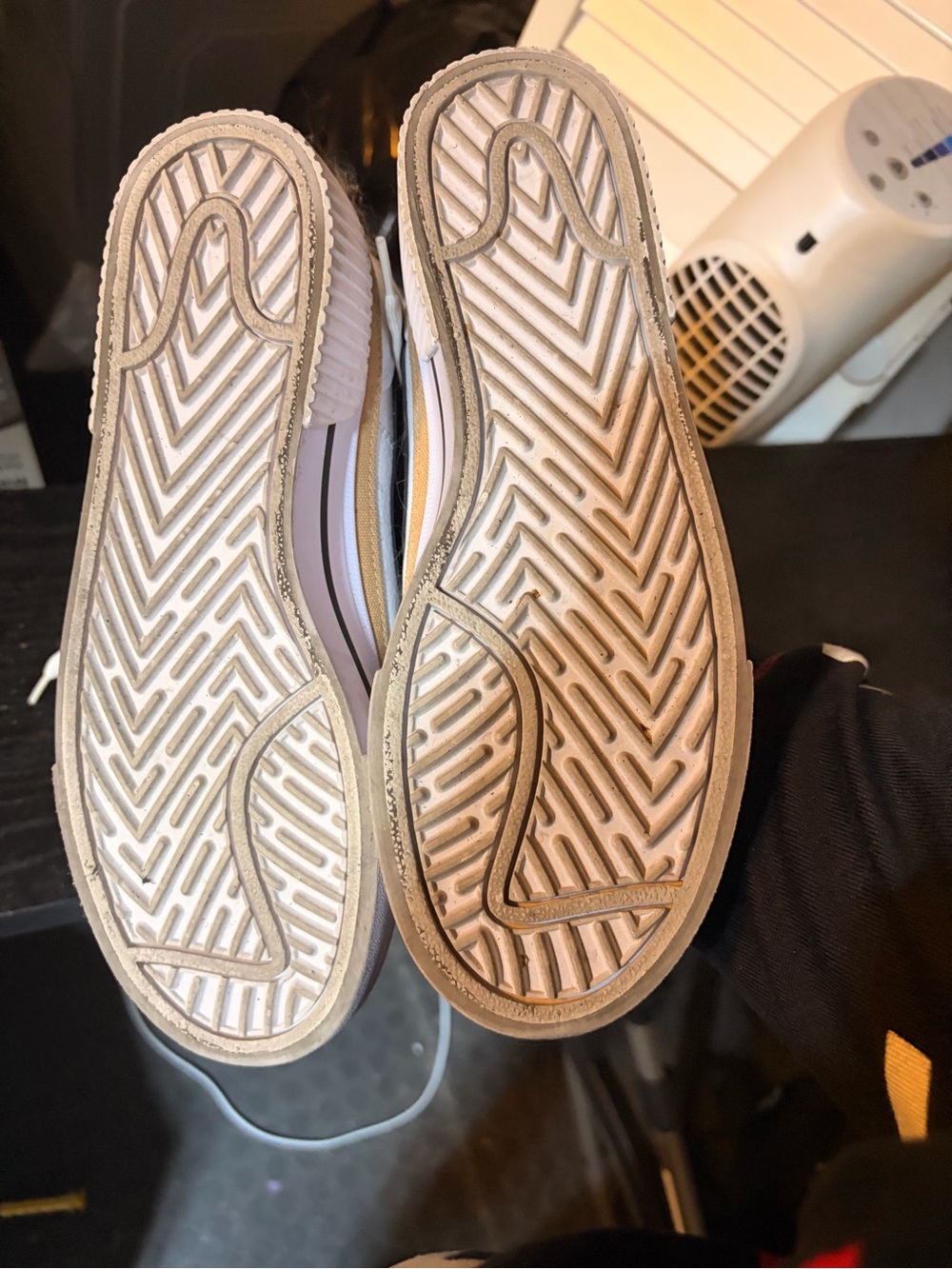 Nike White Sneakers with Black Swoosh - Low Top - Picture 3 of 3
